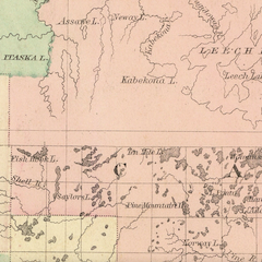 1873 Map of Minnesota