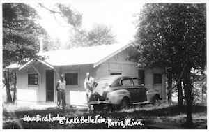 Original Cabin at Blue Bird Lodge of Lake Belle Taine
