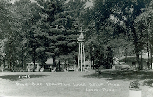 Original Grounds of Blue Bird Lodge of Lake Belle Taine