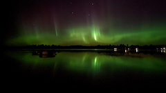 Overlooking Lake Belle Taine