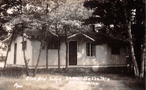 Original Cabin at Blue Bird Lodge of Lake Belle Taine