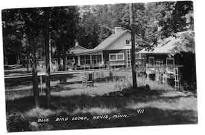 Original Grounds of Blue Bird Lodge of Lake Belle Taine